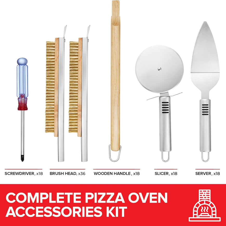 Pizza Oven Accessories Set 18 Pack