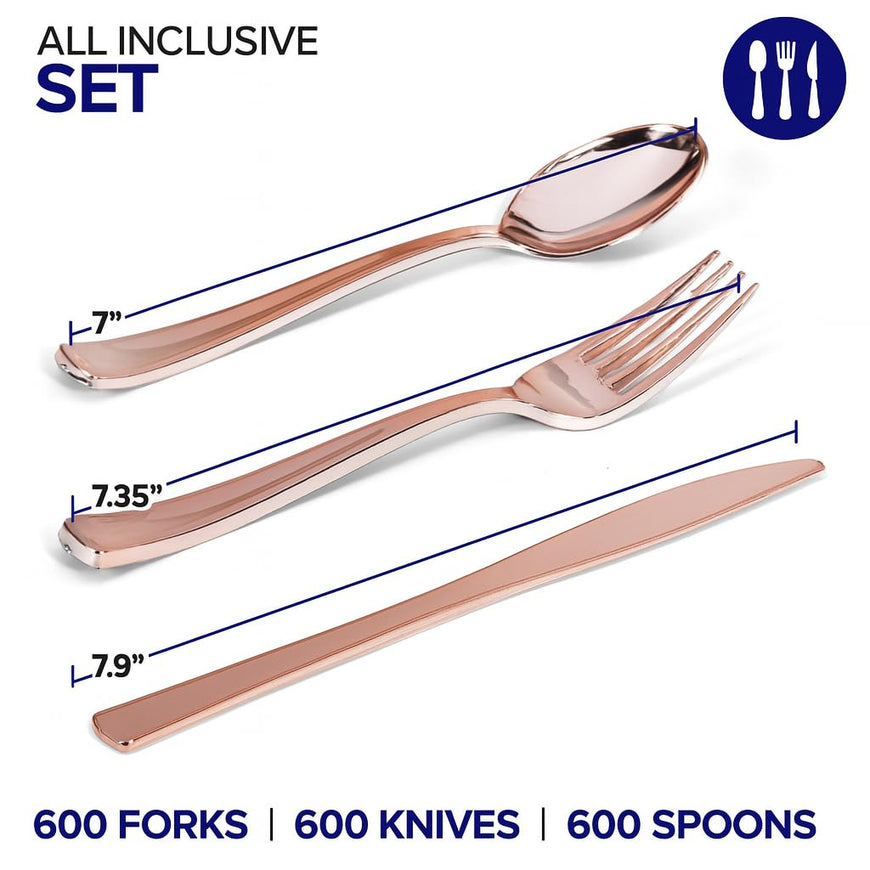 Rose Gold Cutlery Set 1800