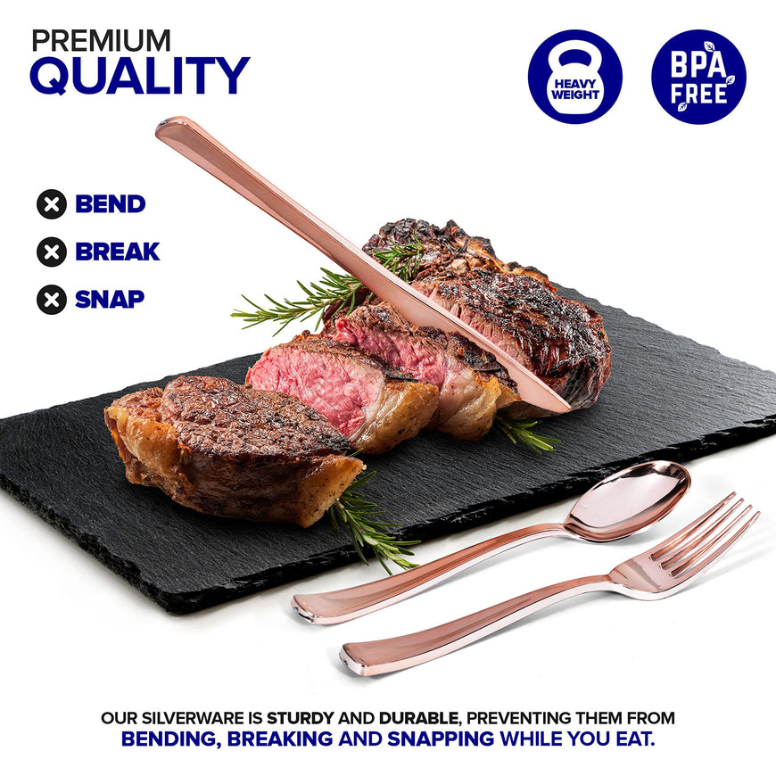 Rose Gold Cutlery Set 1800