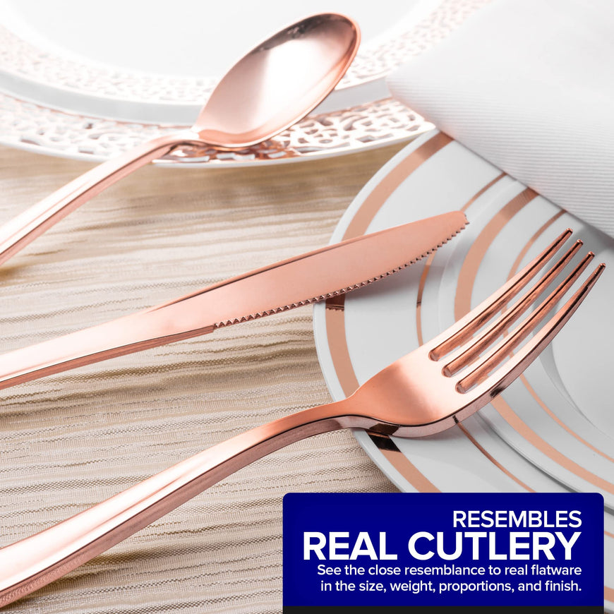 Rose Gold Cutlery Set 1800