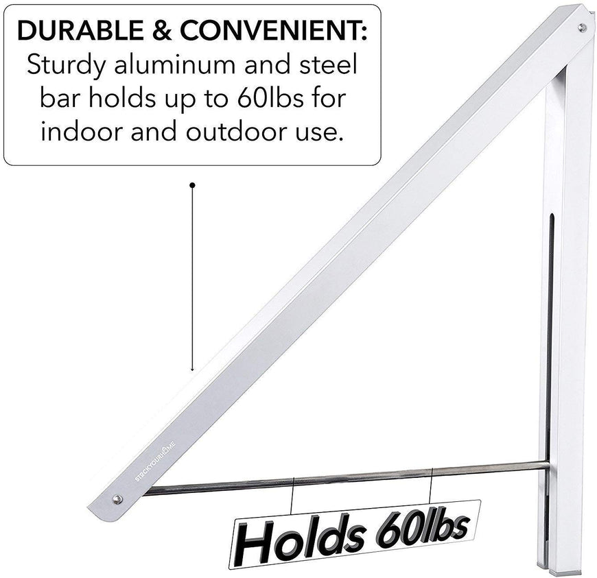 Clothing Rack - White 20 Pack