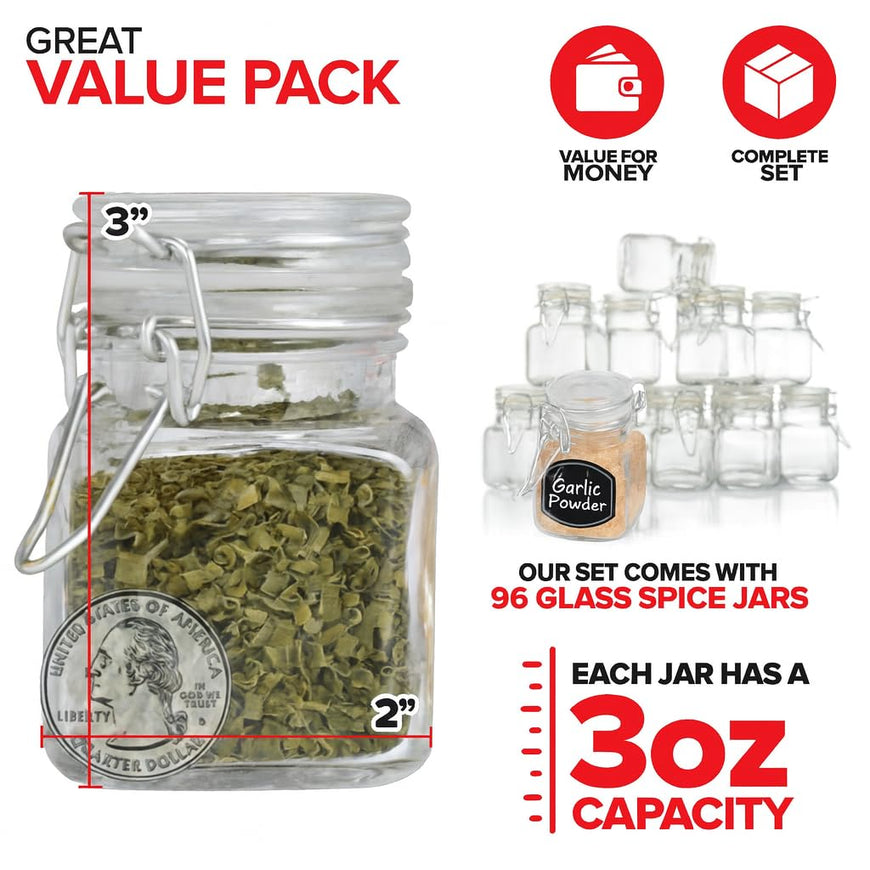 3 Oz Jars (96 Pack)