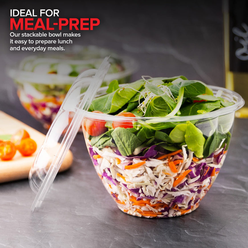48 oz Salad Container (150 Pack)
