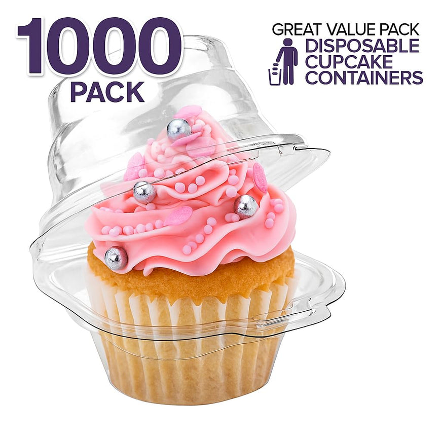 Single Cupcake Container (1000 Pack)