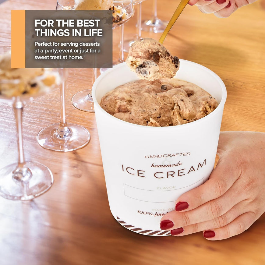 Ice Cream Containers 32oz (64 Pack)