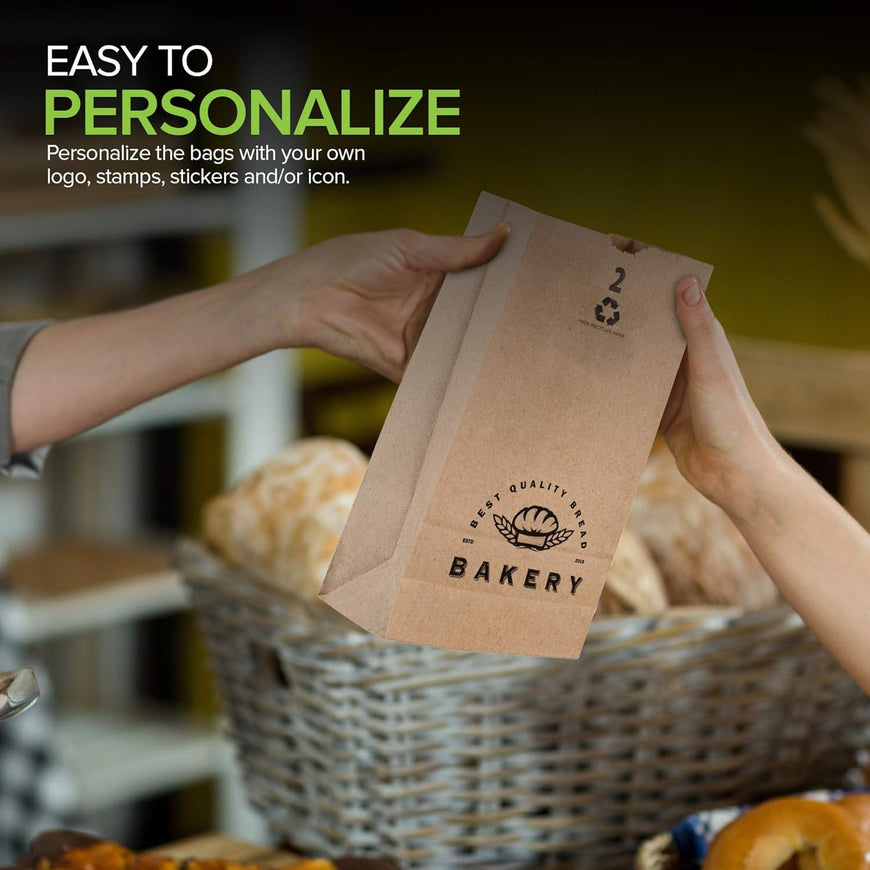 2 LB Brown Paper Bag (2500 Pack)