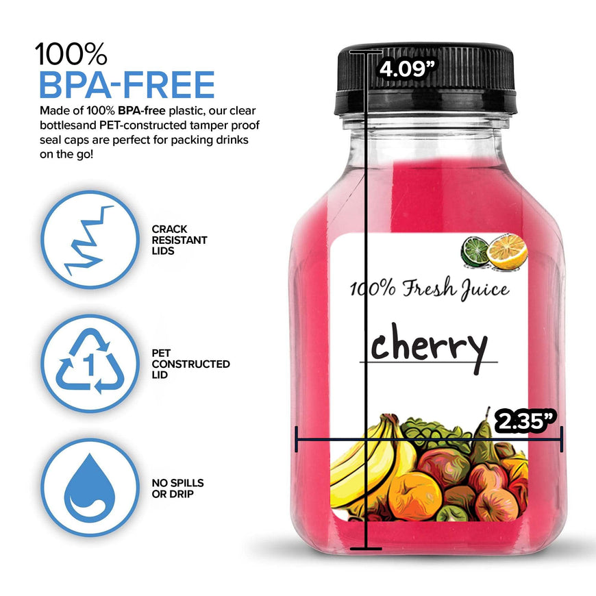 8 Oz Plastic Bottles (288 Pack)