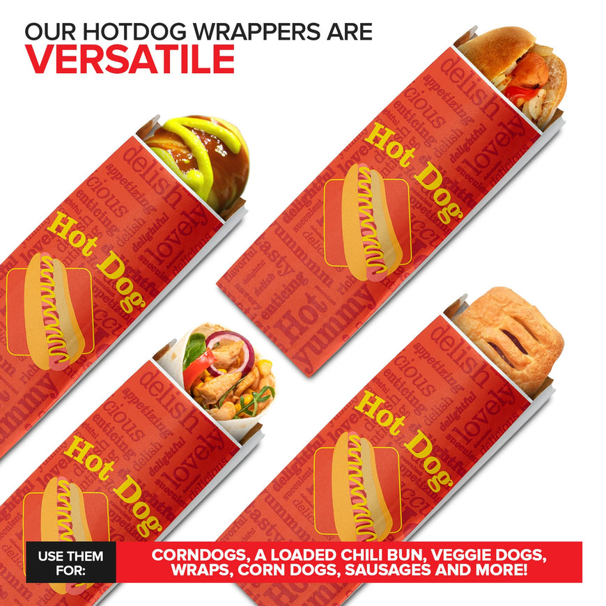 Hot Dog Wrappers (3000 Pack)