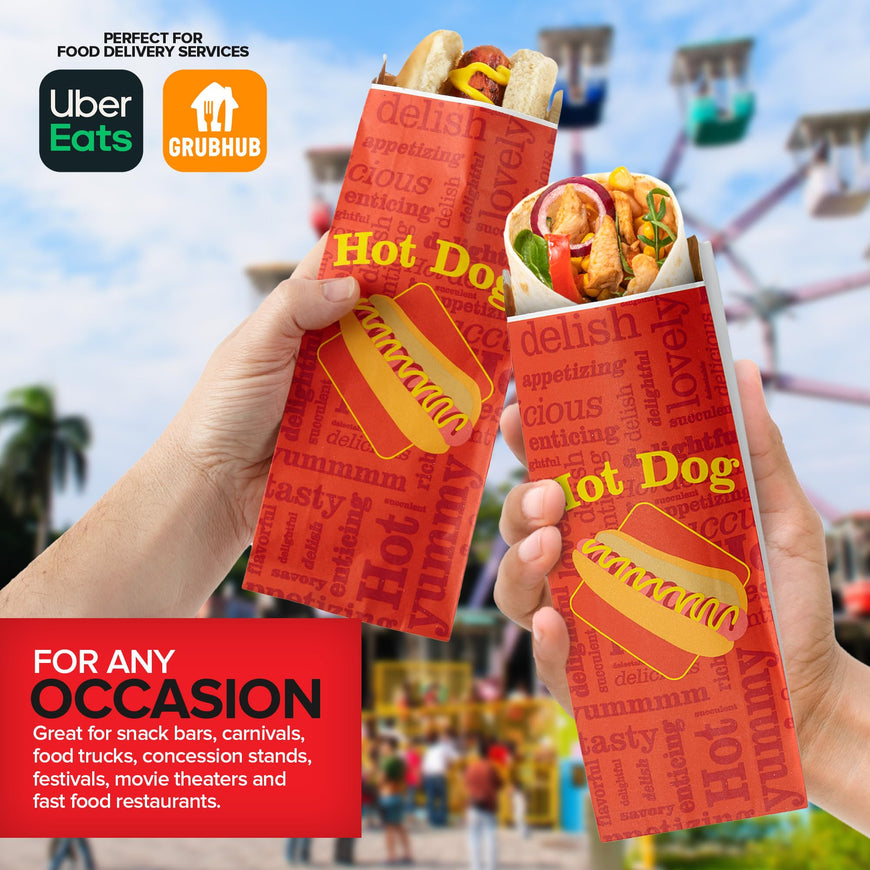 Hot Dog Wrappers (3000 Pack)