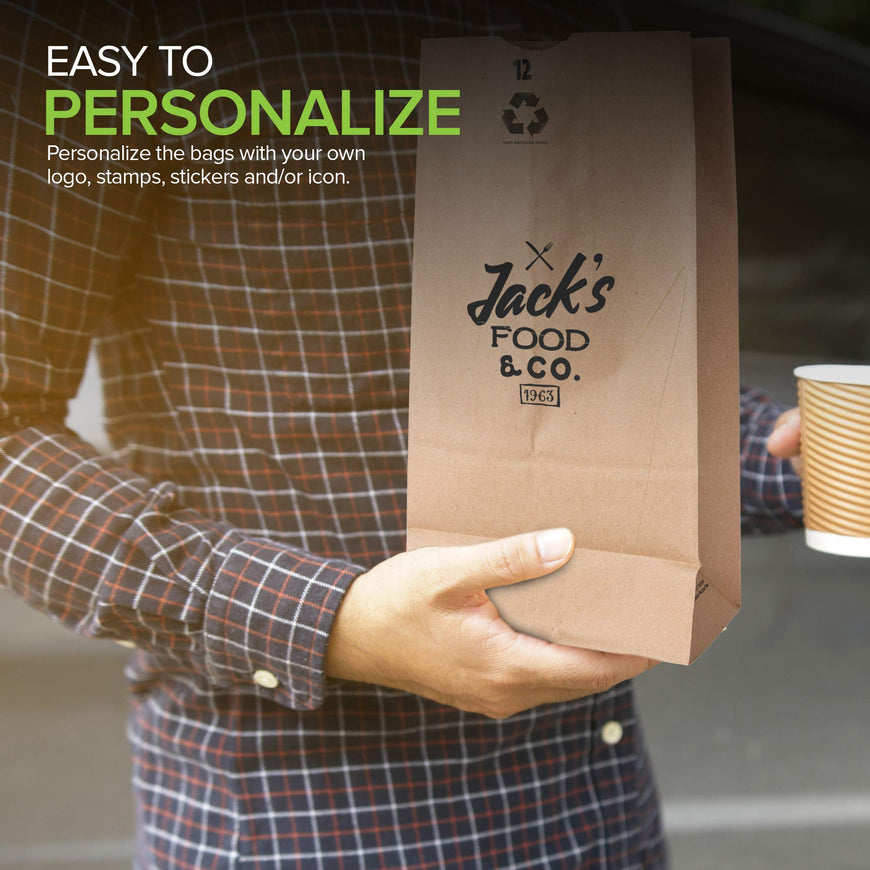 12 LB Brown Paper Bag - 500 Count