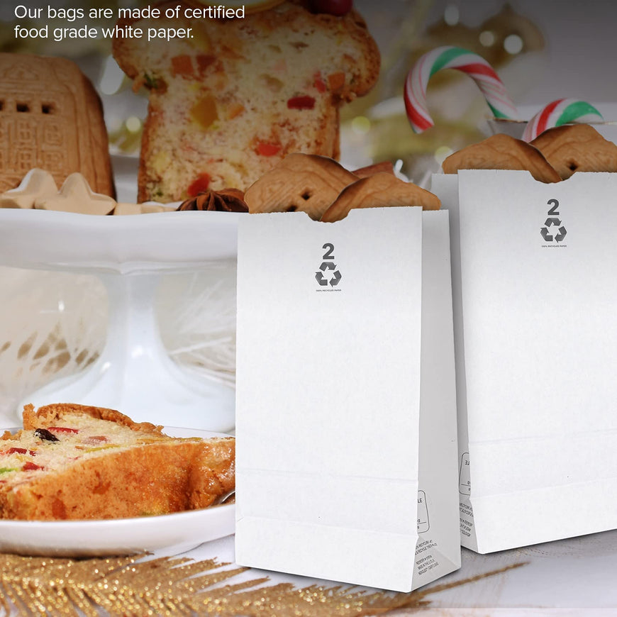 2 LB White Paper Bag (2000 Pack)