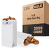 4 LB White Paper Bag - 2000 Count