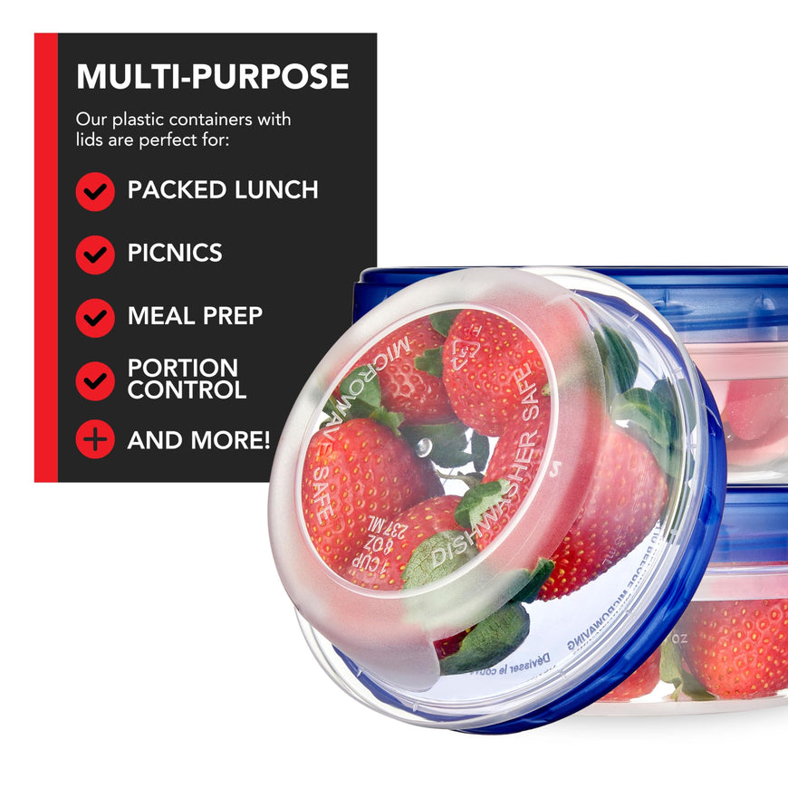 Twist Top Containers - 8oz (24 Pack)