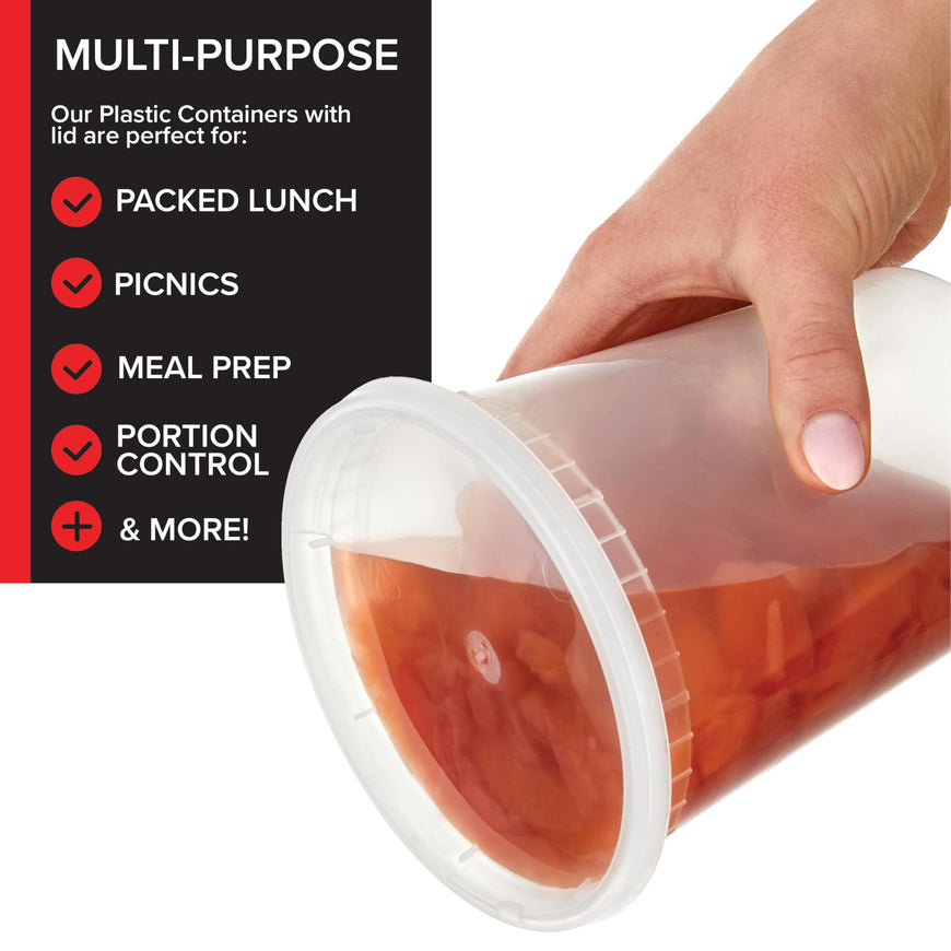 32 oz Deli Containers 288 Pack