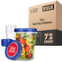 Twist Top Containers - 32oz (72 Pack)