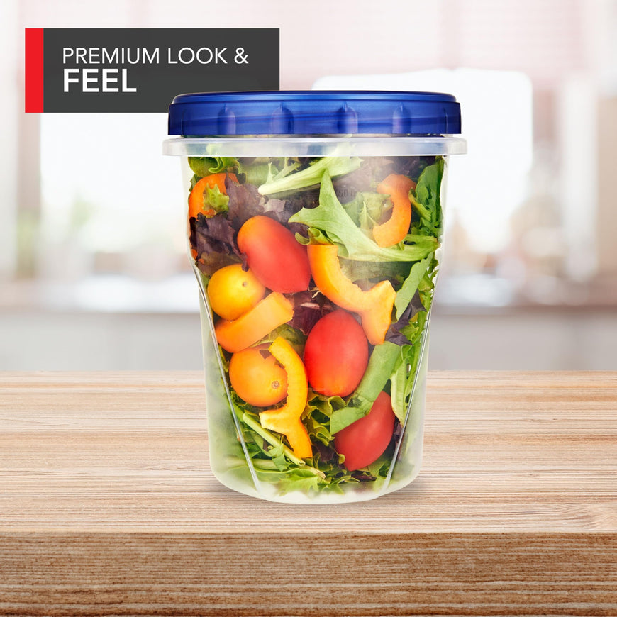 Twist Top Containers - 32oz (72 Pack)
