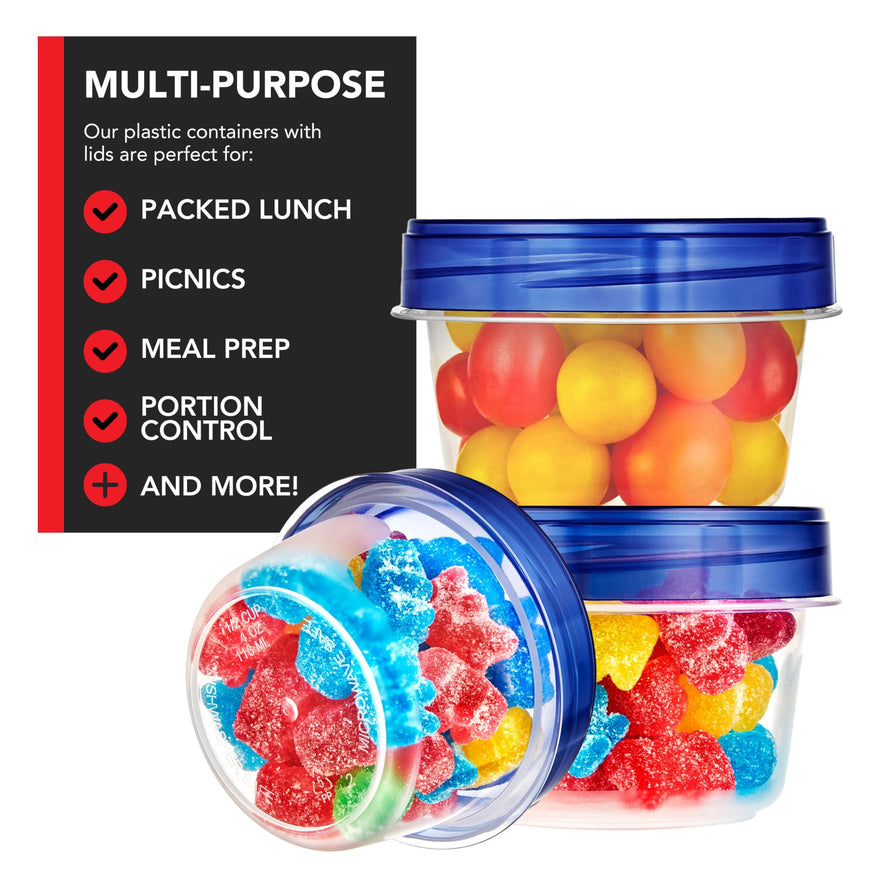 Twist Top Containers - 4oz (144 Pack)