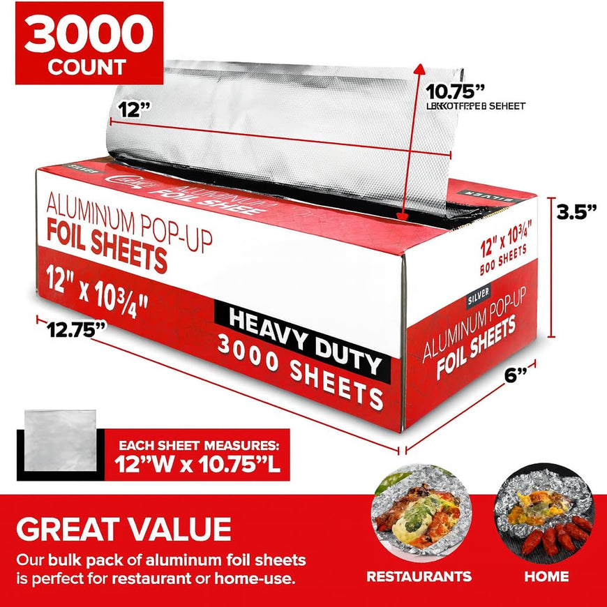 Heavy Duty Popup Deli Foil 12x10.75