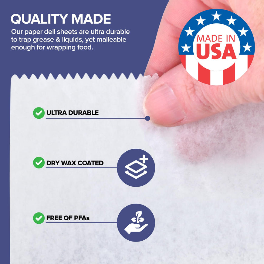 Popup Deli Paper Sheets 6x10.75 10,000 Sheets