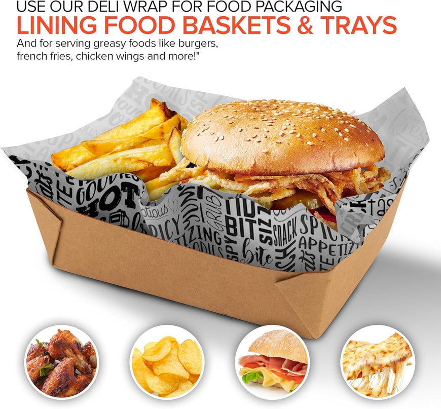 12x12 Deli Sheet Expansion - Text Paper 5000 Pack