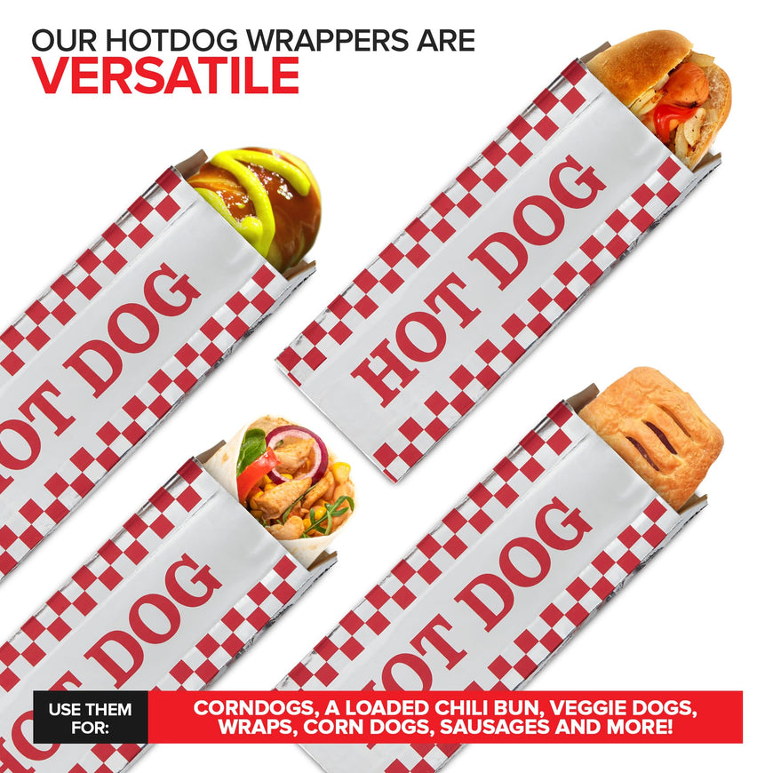 Foil Hot Dog Bags (3000 Pack)