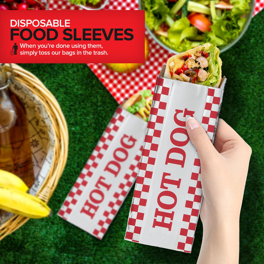 Foil Hot Dog Bags (3000 Pack)