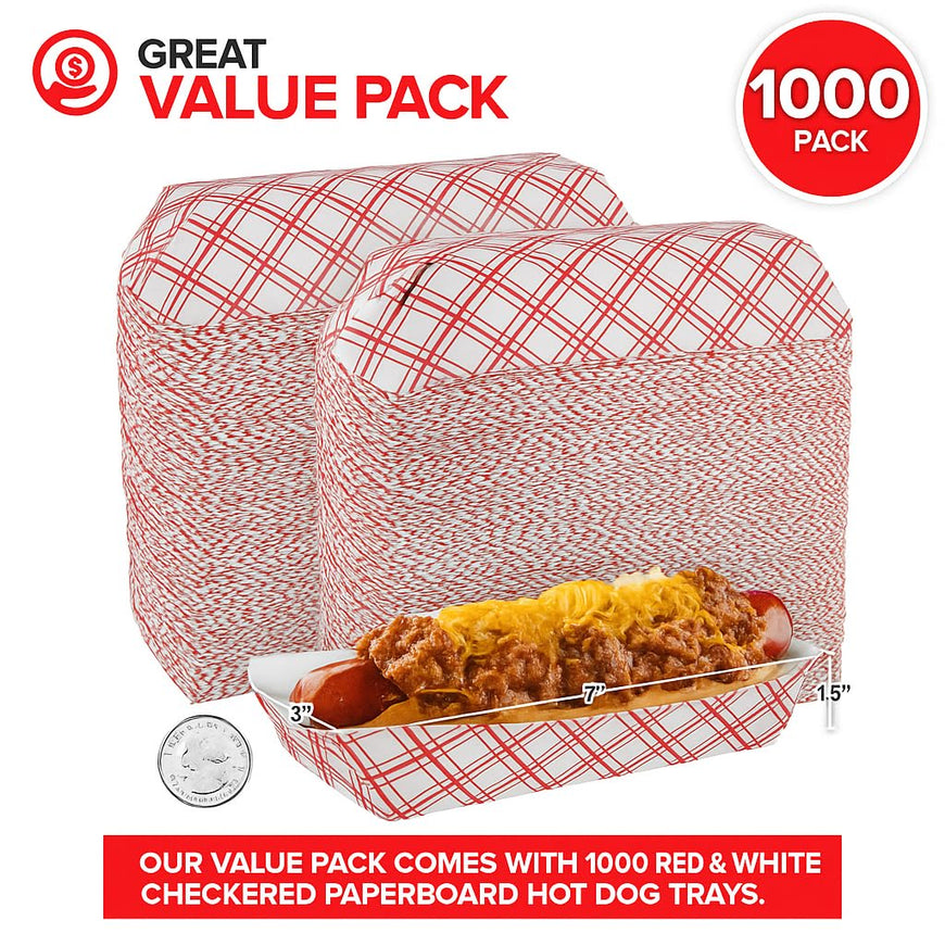 Hot Dog Tray (1000 Pack)
