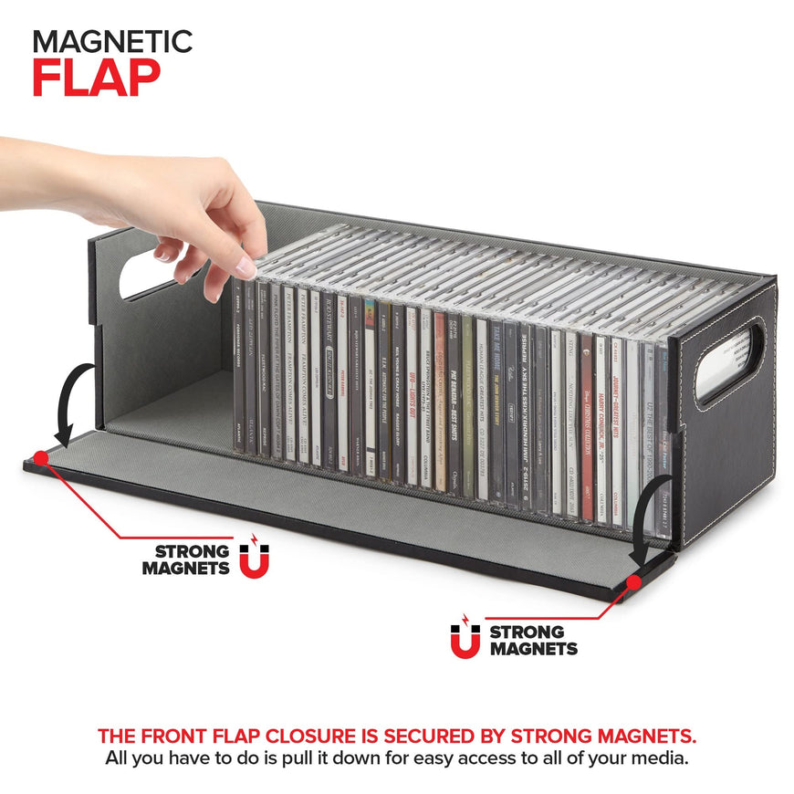 CD Tray - Black with Grey Interior 9 Pack