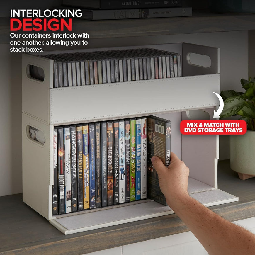 CD Tray - White with White interior (12 pack)