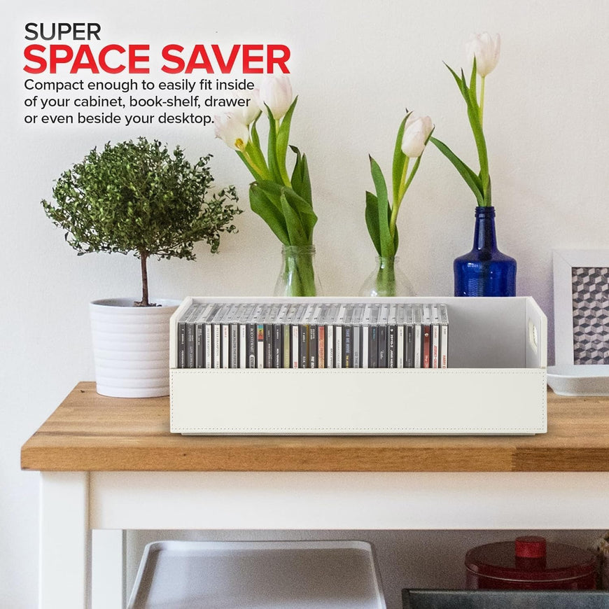 CD Tray - White with White interior (12 pack)
