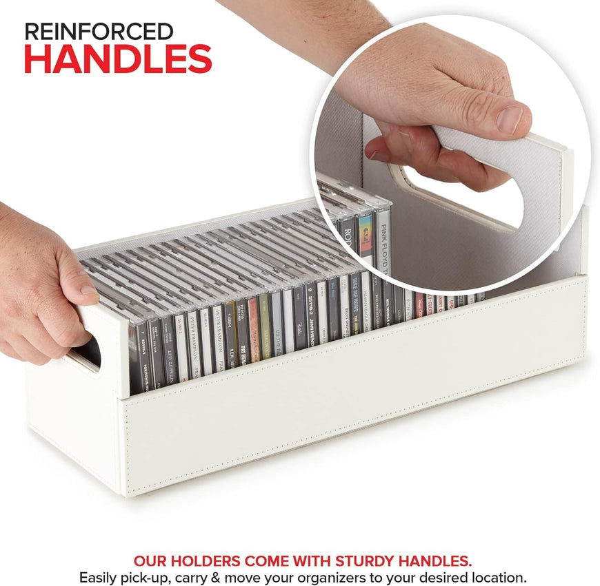 CD Tray - White with White interior (12 pack)