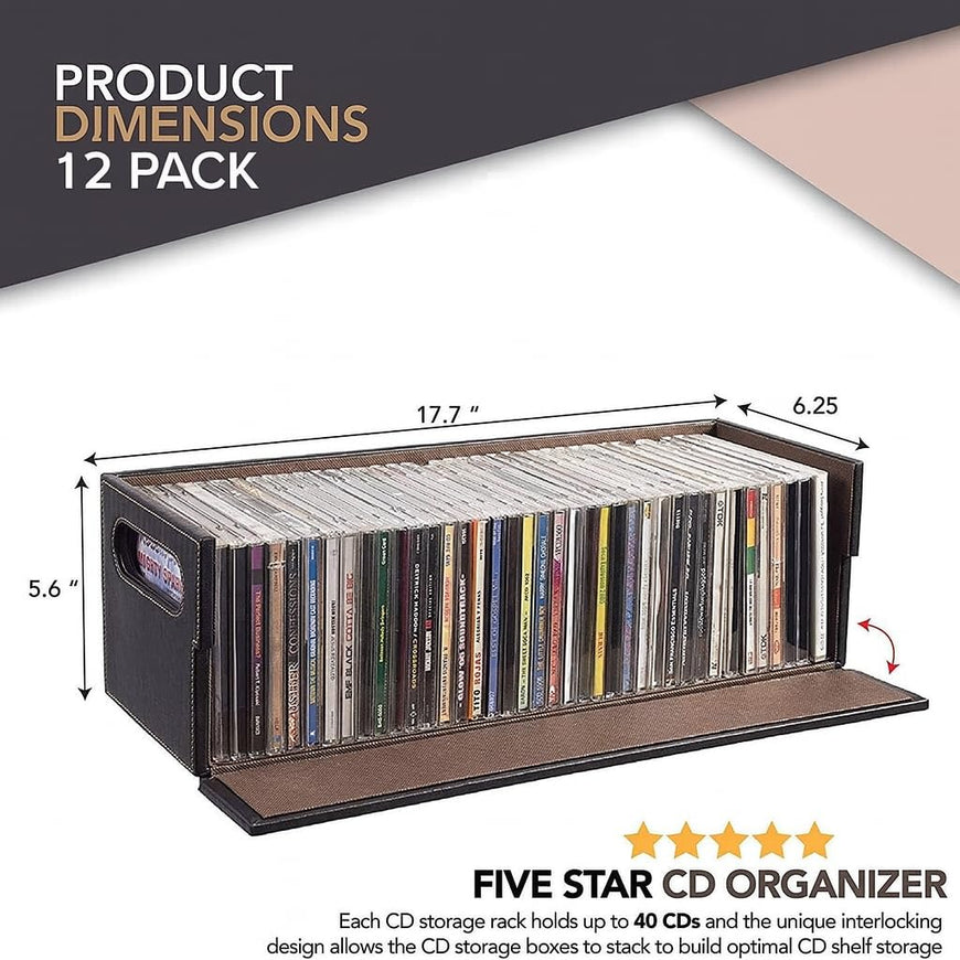 CD Tray - Brown (12 pack)
