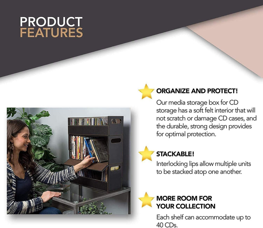 CD Tray - Brown (12 pack)