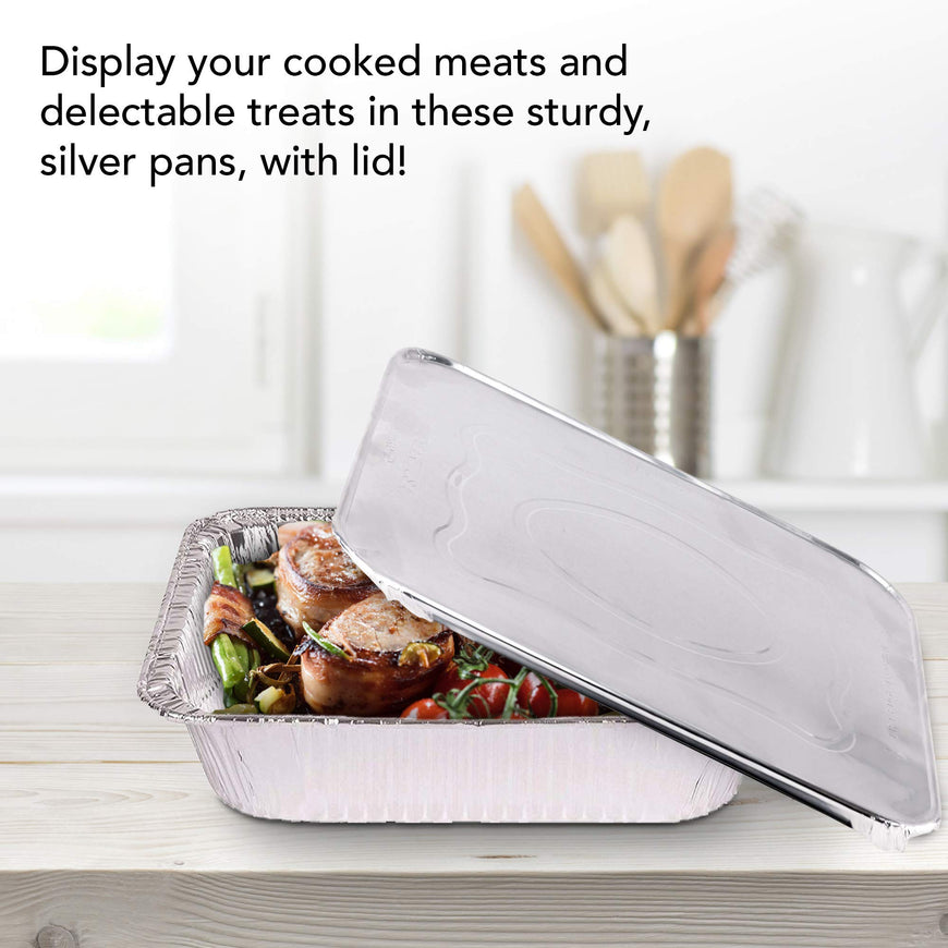 9x13 Foil Pan & Lid (150 Pack)