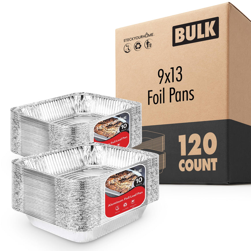 9x13 Foil Pans (120 Pack)