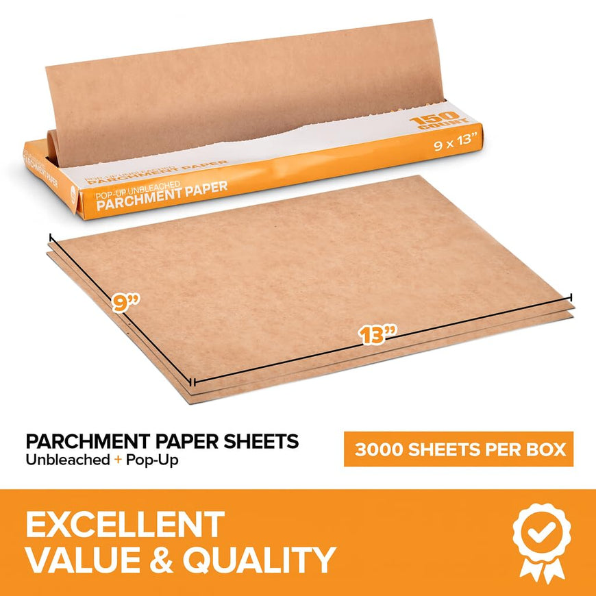 Pop Up Parchment 9x13 3000ct