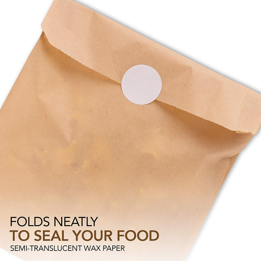 Brown Sandwich Bags with Labels (3000 Pack)