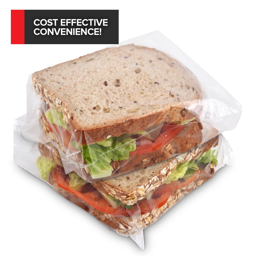 Sandwich Bags w/ Fold & Close Top - 4800 pack