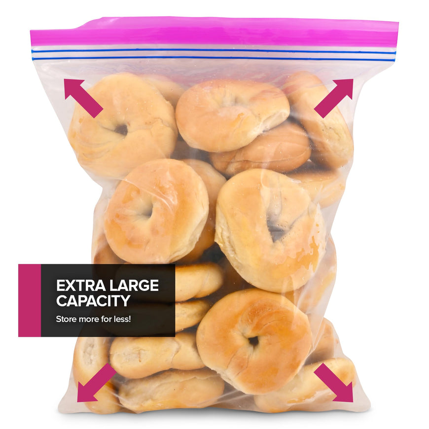 2 Gallon Large Double Zipper Bags 480 Count