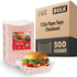 3 Lbs Paper Trays - Checkered (500 Pack)