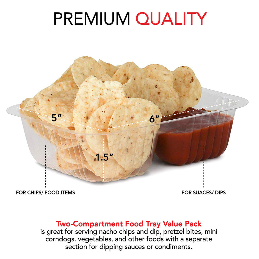 12 oz Plastic Nacho Trays (2400 Pack)