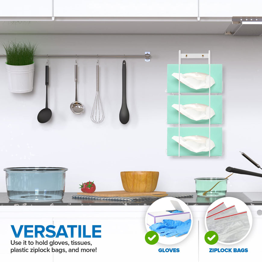 Glove Box Dispenser - Triple Stack 10 Pack
