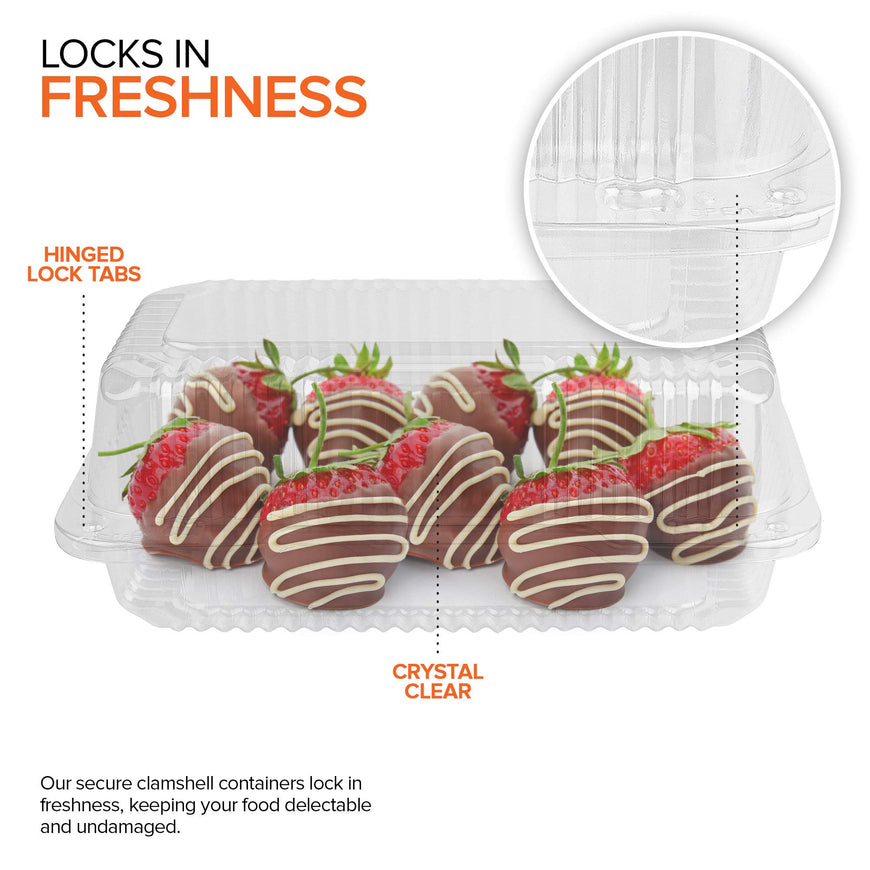 9 x 5 Plastic Clamshell (500 Pack)