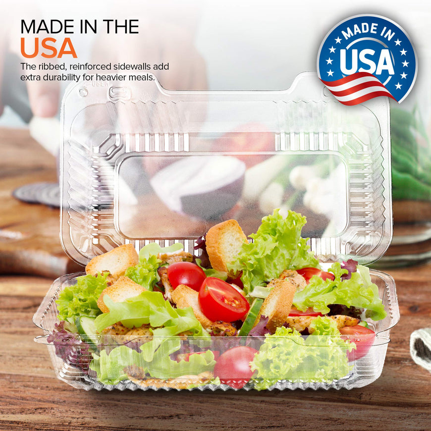 9 x 5 Plastic Clamshell (500 Pack)