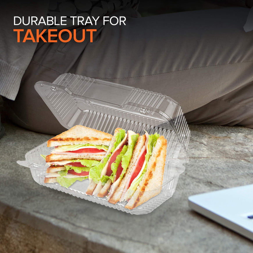 9 x 5 Plastic Clamshell (500 Pack)