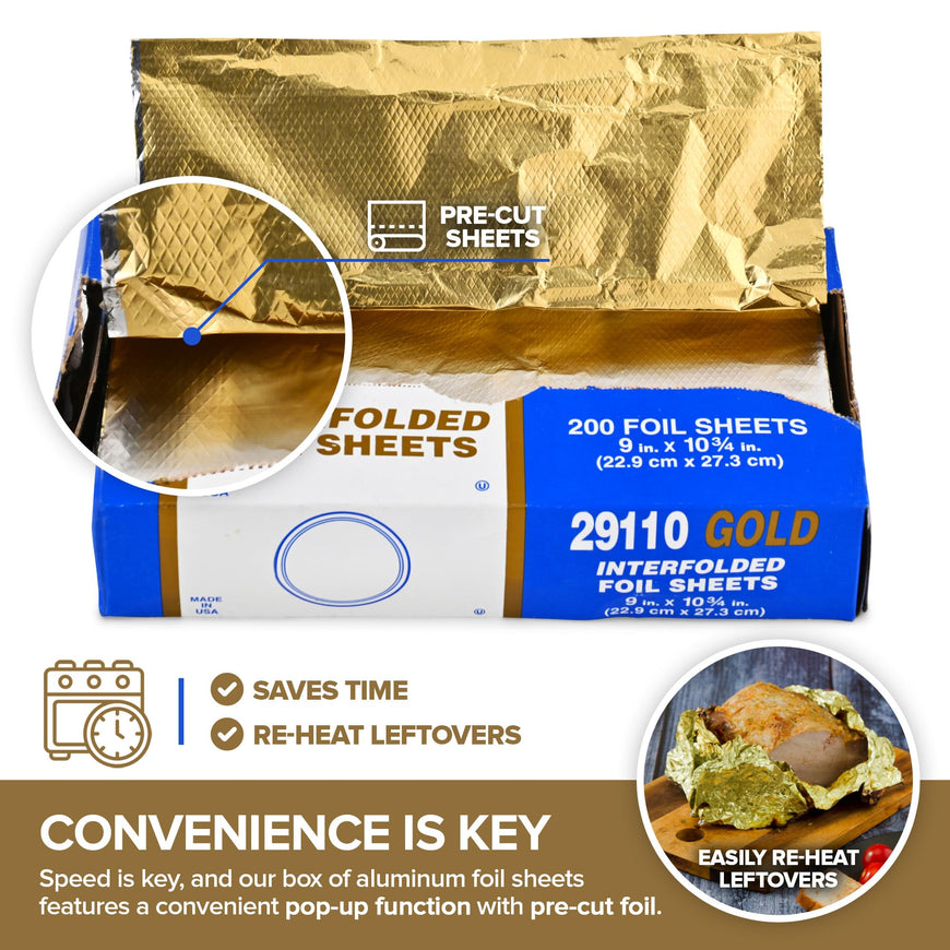 Gold Popup Foil - 9 inch 2400 Pack