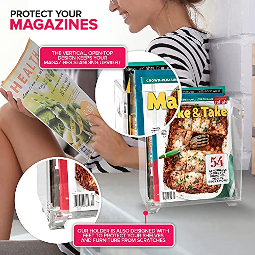 Arcrylic Magazine Holder 3 Pack