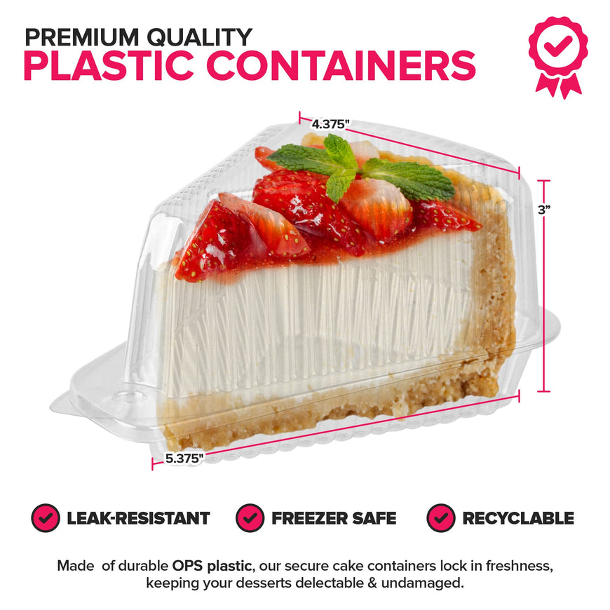 Cake Slice Container (400 Pack)