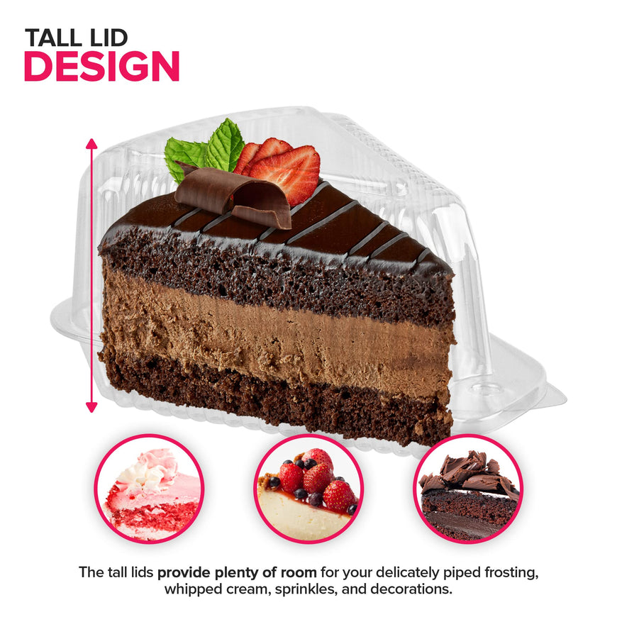 Cake Slice Container (400 Pack)