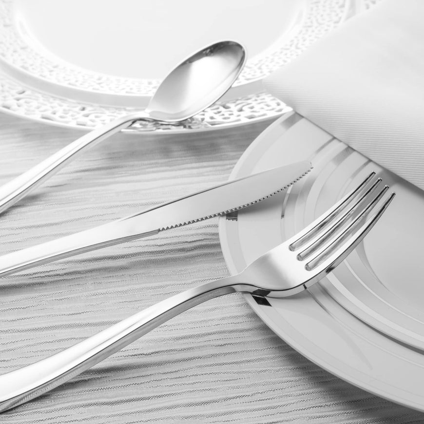 Silver Plastic Forks (1500 Pack)